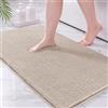 Exclusivo Mezcla Tappeto da bagno chenille, assorbente e morbido, 60x120 cm | Asciugatura rapida, Lavabile in lavatrice, Morbido, Confortevole, Doccia, Cucina, Soggiorno, Decorazione, Cammello
