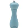 Bisetti Macina Sale Manuale Rimini in Legno di Faggio Laccato Azzurro Opaco 18 cm, Macinino Manuale per Sale con Macina in Ceramica ad Alta Resistenza, Elegante e Made in Italy - BISETTI