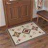 GENIMO Vintage Tappeto Ingresso Interno, 60x90 cm, Beige-marrone | Lavabile Antiscivolo, Pelo Corto, Cucina, Camera da Letto, Entrata, Scendiletto, Ufficio