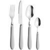 PINTINOX Prima Collection, Set da 24 Posate Serie Daisy, in Acciaio Inox Nichel Free, con Manico Colore: Bianco, con Scatola Regalo