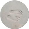 OnlyWow© Tappeti Bagno Tappetino Doccia Assorbente Bath Mat Decorazioni | 70x70 cm - Rotondo - Memory Foam Tappeto Lavabile Moderni Piedi - Stampe - Sabbia