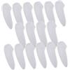 PRETYZOOM Coprilama Protezione Punta Coltello 25 Pezzi in Plastica Bianca | Lame e Coltelli da Spedizione, Design Resistente All'usura, Copertura Pratica Multifunzione