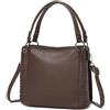 Miss Lulu Borsa Donna Media in Morbida Pelle PU con Tracolla | 3 Tasche, Finitura Idrorepellente e Design Capiente, Portabile a Mano o a Spalla per Lavoro, Scuola, Università e Viaggio