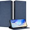 MOJIA Cover per Samsung Galaxy A08 4G, [Forte Chiusura Magnetica] Case Portafoglio in Pelle PU Premium, Custodia a Libro per Telefono con Porta Carte