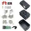Yinniy Sostituzione del caso della batteria m18 per Milwaukee M18 48-11-1880,18V 15-Cells 18650 DIY Plastic Cover Batteria Kit di Riparazione 9.0 Ah(Batteria non inclusa)