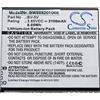 vhbw batteria sostituisce Nokia BV-5V per smartphone cellulare (2100mAh, 3,85V, Li-Ion)