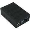 Digitalkey Case per Raspberry Pi 4 in Alluminio | Ventola per Raffreddamento, Dissipatori di Calore