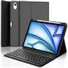 IVEOPPE Cover Tastiera per iPad Air 11 M4 2026/M3 2025/M2 2024 11 Pollici | Magnetico Staccabile Italiano QWERTY Keyboard, Custodia Tastiera Bluetooth con Portapenna per iPad Air 11, Grigio scuro