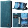 Phernykas Custodia Portafoglio Libro RFID Magnetica per Samsung Galaxy A27 | Flip Book Cover in pelle PU, Porta Carte, Protezione astuccio, Telefono Libretto Case per Samsung A27, Blu-verde