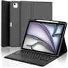 IVEOPPE Tastiera per iPad Air 13 M4 2026/M3 2025/M2 2024/iPad Pro 12.9 3-6 Gen | Touchpad Staccabile Italiano QWERTY Cover Keyboard, Custodia Tastiera Trackpad Bluetooth con Portapenna, Grigio scuro