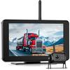 Motorsi Retromarcia Digitale Wireless Con Monitor LCD AHD 7 Pollici, Telecamera Auto Wireless Impermeabile IP68 Per Camion Per Parcheggio, Ausilio Parcheggio BSD Con Trasmissione Segnale Stabile