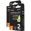 Panasonic Eneloop Pro - 2 batterie ricaricabili micro 930 mAh AAA Ni-MH