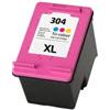 Tonersshop HP304XLC-N9K07AE Cartuccia a Colori Compatibile con HP Deskjet 2620 2630 3720 3730 3732 Envy 5020 5030 all-in-one