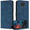 ZONNAVI Cover per Xiaomi Redmi Note 9 Pro/Redmi Note 9S, [Blocco RFID] Custodia a Libro in Pelle con Porta Carte, Flip Case Portafoglio Antiurto Cover per Redmi Note 9 Pro/Note 9S (Azzurro)