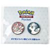 Pokémon Center Pokemon Center Set di 2 spille Pokémon Coin Design TKG Sylveon Alolan Vulpix
