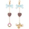 Pokémon Center Orecchini Clip-On Accessorio Pokémon Centrale 117 Hoopa Giappone Ufficiale