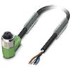 Phoenix Contact Cavo sensore/attuatore M12 (90°) presa aperta 3,00 m (SAC-4P- 3,0-PUR/M12FR)