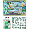 Melissa & Doug - Puzzle "Giro del mondo in auto", include 2 macchinine, 50 pezzi, adatto a bambini dai 3 anni in su