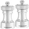 Cole & Mason, set regalo Hoxton in acciaio inossidabile con finitura argentata, 10,4 cm