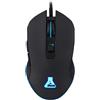THE G-LAB Mouse da gioco, The G-Lab KULT HELIUM, RGB, 6400 DPI, 6 tasti, con cavo, nero