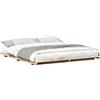 vidaXL Struttura letto marrone 180 x 220 cm in legno di pino massiccio