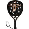 OXDOG HYPER TOUR X 2.0, racchetta da padel da 26 pollici, colore nero, dettagli in rame, taglia unica