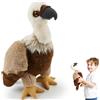 Myenergi Zappi Co, peluche Geier (36 cm) - un morbido peluche, ideale per i bambini e rispettoso dell'ambiente, perfetto per la collezione di giocattoli, realizzato con materiali riciclati al 100%