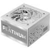 Mars Gaming MPT850W, 850 W, 200 - 240 V, connettore ATX a 24 pin, per PC, standard ATX, 80 PLUS Platinum
