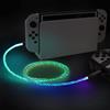 oCreon Cavo USB - Compatibile con PlayStation 5 e Xbox - Cavo di ricarica e dati con LED