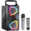 SUPNIU Altoparlante Bluetooth SUPNIU, 60 W (potenza massima), portatile, wireless, compatto, ideale per feste