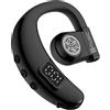 Hmusic, auricolare Bluetooth Einohr, auricolare Bluetooth con microfono dual ENC
