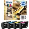 Epson Confezione multipack originale Epson da 16 penne e cruciverba, con cartucce di inchiostro a 4 colori, tecnologia DURABrite