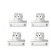 Merkloos 4 pezzi di binario lineare SK30 per supporti - Supporto in alluminio - 30mm - Ideale per router - Costruzione robusta - Adatto per...