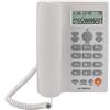 Merkloos Telefono con display del numero chiamante - Telefono fisso - Funzione vivavoce - Tasto rapido - Interruttore del microfono - Affidabile e funzionante anche senza batterie