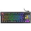 Mars Gaming MKMASTER, tastiera compatta (80-87%), con cavo, connessione USB, interruttori meccanici, colore nero