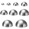 No 2X(Stampi per Ceramica Semicircolari Acciaio Inossidabile 9 Misure Utensile2618