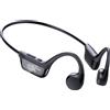 ZOVIMAX Cuffie Conduzione Ossea Bluetooth 6.0 Cuffie Open Ear Wireless Auricolari