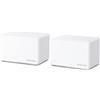 Mercusys Halo H3000X V1 Wi-Fi Router WLAN Sistema (2 Router) Bianco