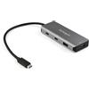 STARTECH Hub USB C 4 Porte con 2x USB A e 2x USB C 10Gbps Docking Station