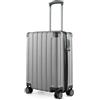 Hauptstadtkoffer Q-Damm Trolley Cabina (54x37x21 cm) 38 L, Argento | Scocca Rigida ABS · Serratura TSA · Espandibile · 4 Ruote · Parti Sostituibili · Bagaglio a Mano · Weekend
