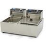 Maxima Friggitrice Maxima 9364951 - 2 x 6L - 2 Cestelli - fino a 2,4kg di Patatine Fritte