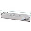 Maxima Vetrina Refrigerata Portacondimenti Maxima 9400329 - 160cm - adatto a 7 x 1/3 GN