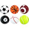 Wotrilw Set da 6 Golf Divertenti Palline, Palline Colorate con Motivi Sportivi, Palline da Allenamento per Golfisti, Principianti, Bambini e Adulti, Accessori Golf per Regalo