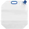 FRELEAN Serbatoio dell'acqua pieghevole da 15 l, trasparente, riutilizzabile, congelabile, in PVC, per campeggio di emergenza all'aperto