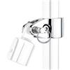 Zhajipai Hardware per montaggio bimini top,Hardware per bimini top Robusto e | Montaggio laterale sul ponte in acciaio inossidabile 316 Accessori hardware marini Robusto e resistente per barche