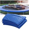 Generic Trampoline Pad Replacement 8ft 10ft 12ft 13ft 14ft 15ft 16ft, Safety Spring Cover Surround Padding, UV-Resistant Waterproof, Blue (16FT)