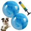 ccuzs Pallone Gonfiabile Giocattolo per Feste da 23 cm con Pompa a Mano | Palla Saltellante per Bambini per Attività Sportive all'Aperto, Esercizio Fisico, Scuola, Compleanni, Premi per la Classe