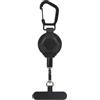 Generico Portachiavi Retrattile Cordino Portatile Robusto Multiuso | Portabadge A Bobina Con Moschettone Paracord Per Outdoor Pesca Campeggio Arrampicata Passeggiate Picnic Donne Uomini