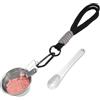 Generic Ciotola multifunzione in acciaio inox per esche | Piccolo contenitore per esche da pesca, per principianti, professionisti, hobbisti, appassionati di mare, fiume, lago, stagno