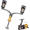 Generic L'esca della lega di alluminio della maniglia della bobina di pesca | Baitcaster Reels 1000-4000 - Manopole antiscivolo per pesca in caso di maltempo, acqua dolce e salata